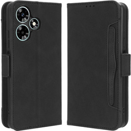 Футляр з клапаном для Infinix Hot 30, Card Slot, чорний