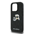 Чохол Karl Lagerfeld Hardcase Monogram Karl & Choupette Head Pin для iPhone 16 Pro