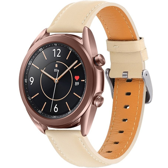 Шкіряний ремінець для Samsung Galaxy Watch 42mm - Apricot