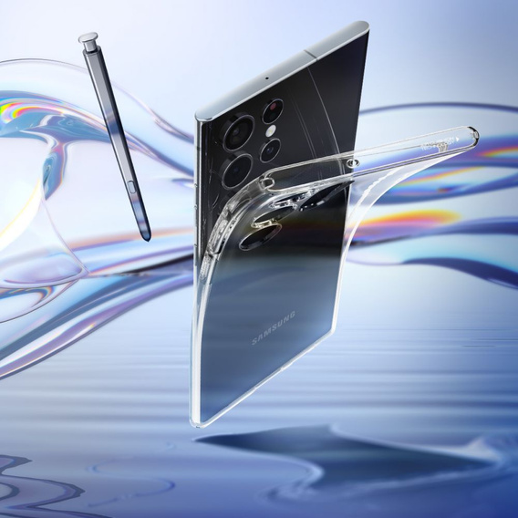 Чoхол Spigen до Samsung Galaxy S22 Ultra, Liquid Crystal, прозорий