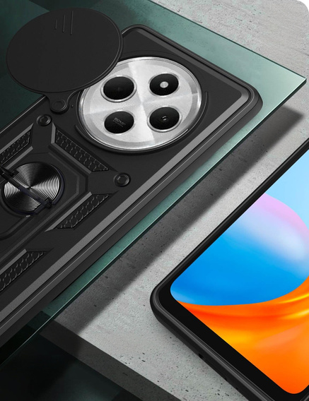 Чехол NOX Camera Slide Xiaomi Redmi 14C / Xiaomi Poco C75, CamShield Slide, чёрный