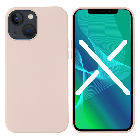 Чехол до iPhone 14 Plus, Silicone MagSafe, розовый