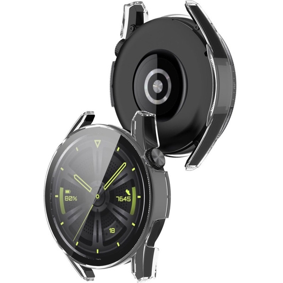 2в1 чехол и защитное стекло для часов Huawei Watch GT 3 46mm, Clear