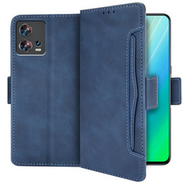Откидной чехол для Motorola Edge 30 Fusion 5G, Card Slot, синий