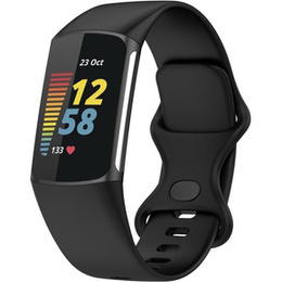 Резиновый браслет Softband для  Fitbit Charge 5 - Black