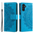 Откидной чехол для Samsung Galaxy A35 5G, Mandala, синий