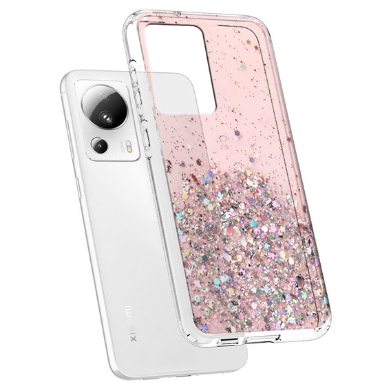 Чехол до Xiaomi 13 Lite, Glittery, розовый