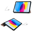 Чохол для iPad 10.9 2022 10 Gen, Smartcase з місцем для стилуса, рожевий