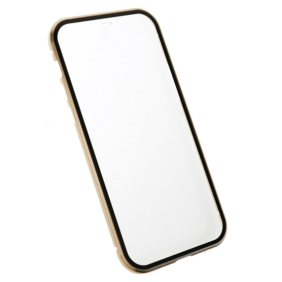 Магнітний чохол Dual Glass MagSafe для iPhone 12, золотий