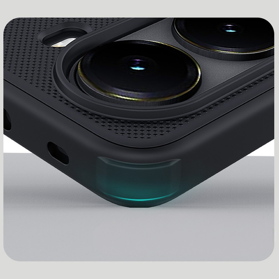 Чехол NILLKIN для Xiaomi Poco X7 Pro 5G, Frosted Shield, для MagSafe, чёрный