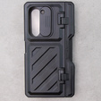 Чохол для Samsung Galaxy Z Fold5 5G, Kickstand case, з підставкою та склом, чорний