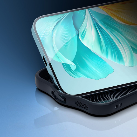 Чохол DuxDucis для Honor 200 Lite, Aimo case, прозорий / чорний