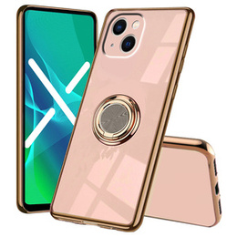 Чехол до iPhone 14 Plus, Electro Ring, светло-розовый