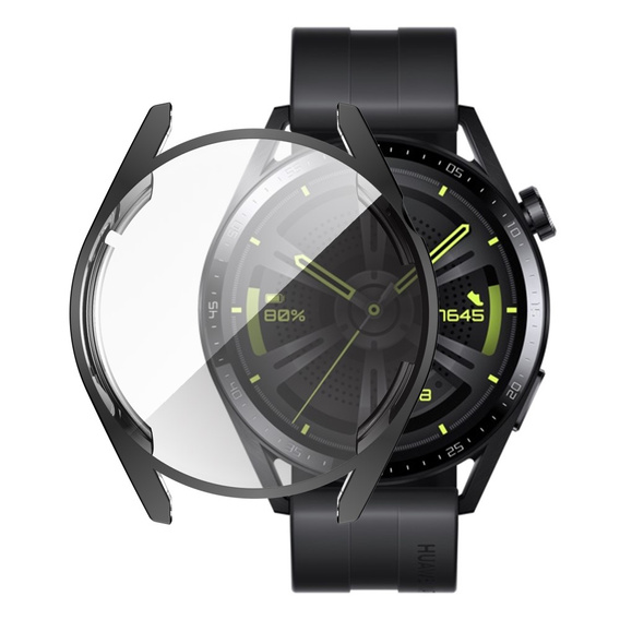 Etui z wbudowanym szkłem do Huawei Watch GT 3 42mm - Black