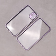 Чохол для iPhone 11, Magnetic Dual Glass, фіолетовий