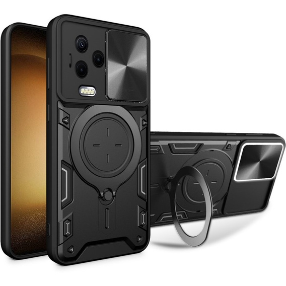 Броньований чохол для Infinix Note 12 2023, CamShield Slide, чорний