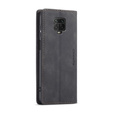 Чехол CASEME для Xiaomi do Redmi Note 9s / 9 Pro, Leather Wallet Case, чёрный