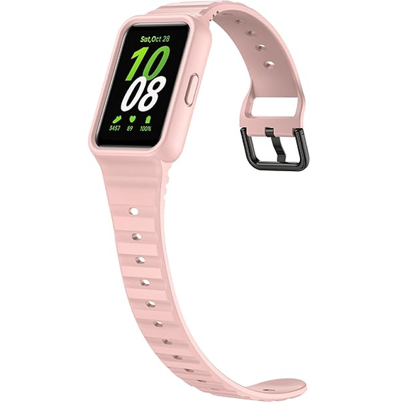 Силиконовый ремешок с чехлом для Samsung Galaxy Fit 3