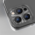 Крышка с объективом и стеклом для iPhone 15 Pro / 15 Pro Max, ERBORD, серый