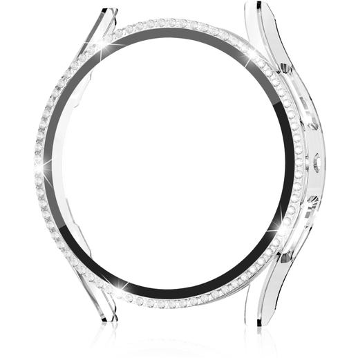 2в1 чехол и защитное стекло для часов Samsung Galaxy Watch 5 44mm, Clear