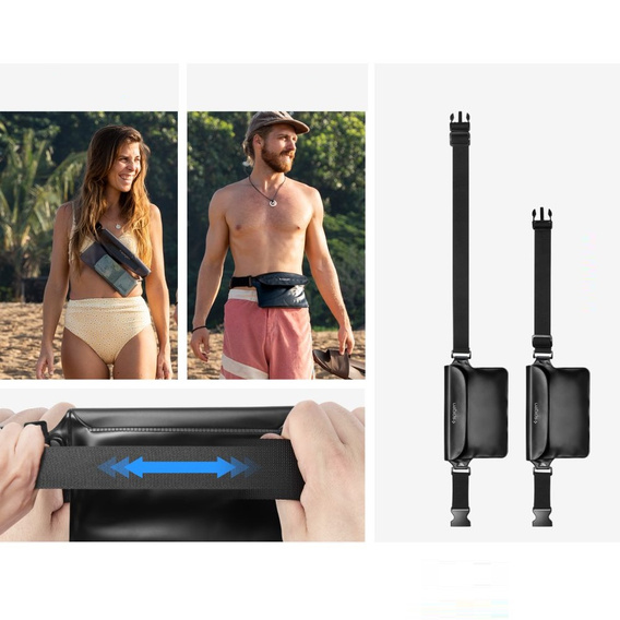 SPIGEN A601 Универсальный водонепроницаемый корпус - Black