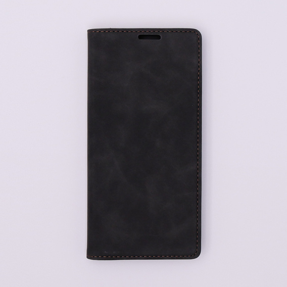 Чехол для Realme C55, ERBORD Vintage, бумажник с клапаном, чёрный