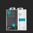 Чехол NILLKIN для Samsung Galaxy S24 Ultra, силиконовый чехол CamShield для MagSafe, чёрный