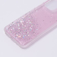 Чoхол до Xiaomi Redmi 12, Glittery, рожевий