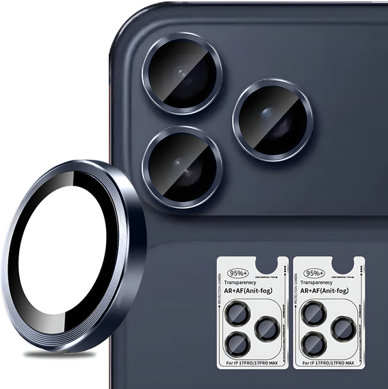 Скло для камери ERBORD OPTIK Pro - набір з 2 штук для iPhone 17 Pro / 17 Pro Max