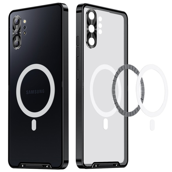 Захисний чохол для камери Samsung Galaxy Note 10+ Plus, CamShield MagSafe, прозорий / чорний