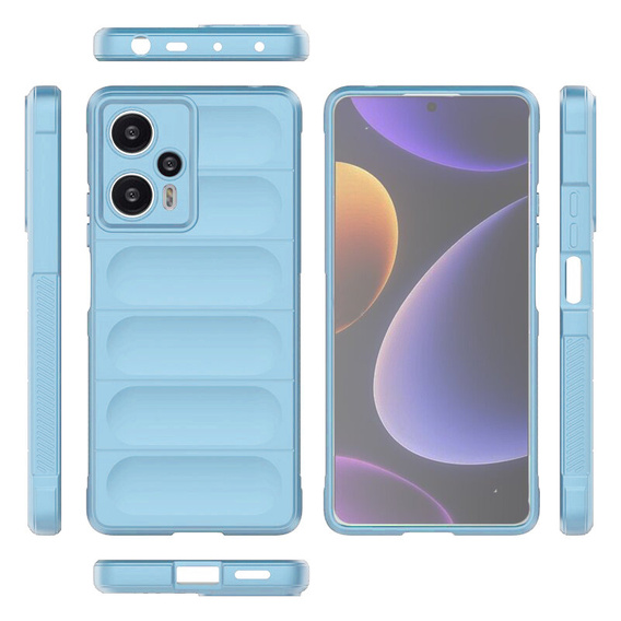 Чехол до Xiaomi Poco F5 5G, Gaming Shockproof, синий