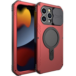 Чехол для iPhone 15 Pro Max, DefenderMag, красный