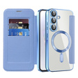Откидной чехол для Samsung Galaxy A26, RFID Wallet MagSafe CamShield, синий