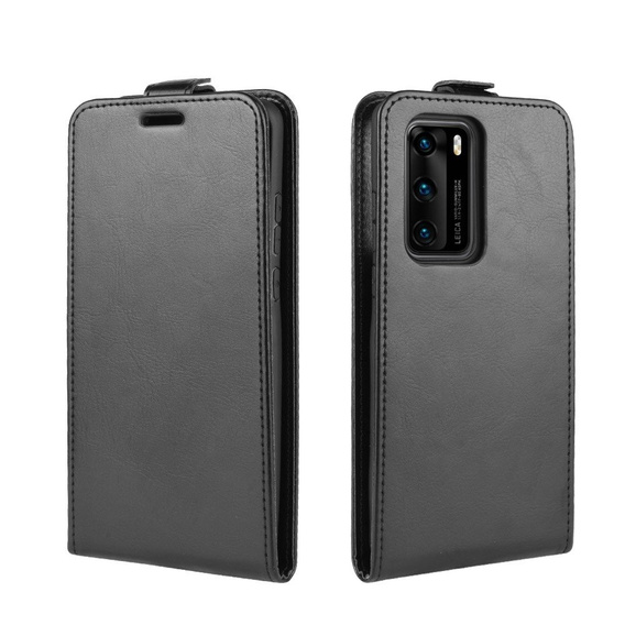 Футляр з клапаном для Huawei P40, Flip, чорний