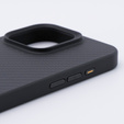 Чохол для iPhone 15 Pro Max, Aramid Fiber Cover, чорний