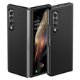 Кожаный чехол для Samsung Galaxy Z Fold3 5G, leather hybrid, синий
