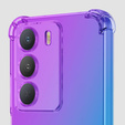 Чехол для Realme C71, Gradient Dropproof, Фиолетовый / синий