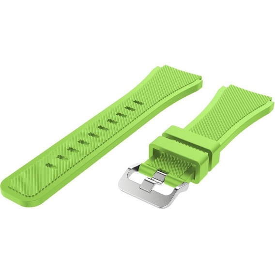 Силиконовый ремешок Twill Texture 22mm, Green