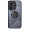 Чехол для Infinix Hot 30i, Frosted Ring, чёрный