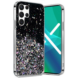 Чoхол до Samsung Galaxy S22 Ultra 5G, Glittery, чорний