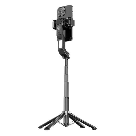 Селфі-палка Blavec Selfie Stick Aluminium Fusion P07 з MagSafe, світлодіодним підсвічуванням і пультом дистанційного керування