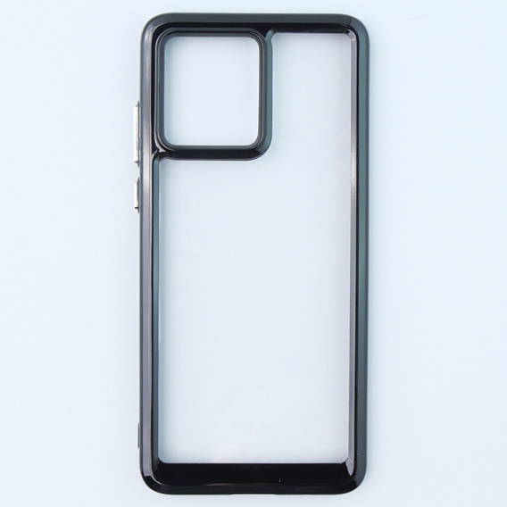 Чoхол до Motorola Moto G84 5G, Fusion Hybrid, прозорий / чорний