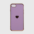 Чoхол до iPhone 7/8/SE 2020/SE 2022, Electro heart, фіолетовий