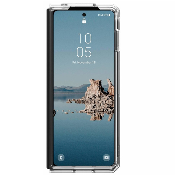 Чoхол Urban Armor Gear до Galaxy Z Fold 5 5G, Plyo MagSafe, прозорий