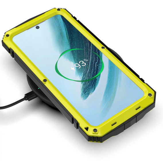 Бронированный чехол для Samsung Galaxy S25+ Plus, R-JUST, жёлтый