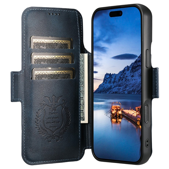 Флип-кейс 2-в-1 для iPhone 17 Pro Max, SUTENI, для MagSafe, синий