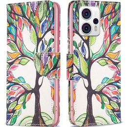 Чохол-книжка для Motorola Moto G53 5G / G23 / G13, Wallet, tree of life, білий
