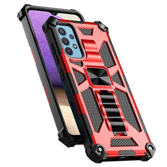 Чoхол до Samsung Galaxy A32 5G, Armor Kickstand, червоний