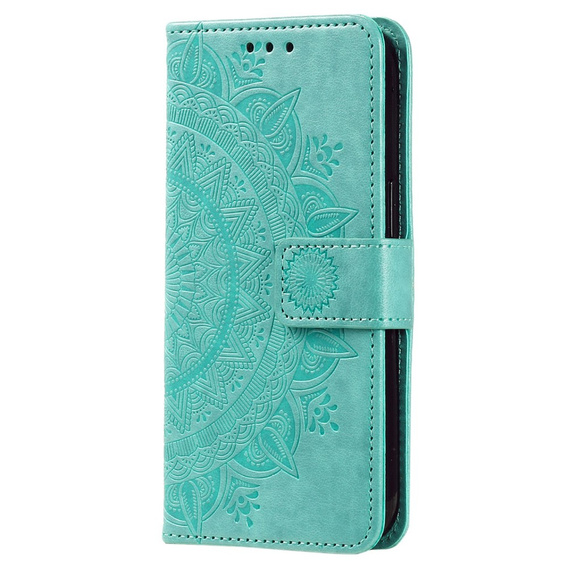 Откидной чехол для Samsung Galaxy A14 4G/5G, Mandala, зелёный