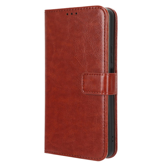 Откидной чехол для Huawei Nova 11i, Crazy Horse Wallet, коричневый